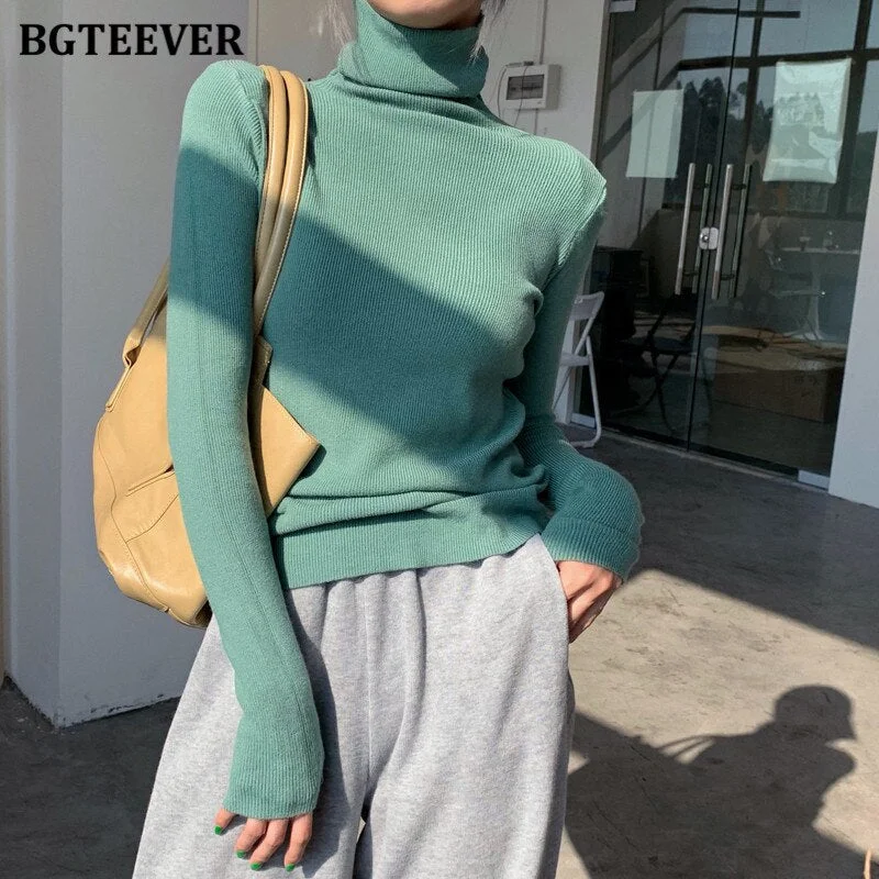 Super Sale Awakecrm Christmas Gift BGTEEVER Casual Warm Turtleneck Sweaters for Women Autumn Winter Skinny Full Sleeve Ladies Knitted Pullovers Female Tops Super Sale Awakecrm Christmas Gift BGTEEVER Casual Warm Turtleneck Sweaters for Women Autumn Winter Skinny Full Sleeve Ladies Knitted Pullovers Female Tops