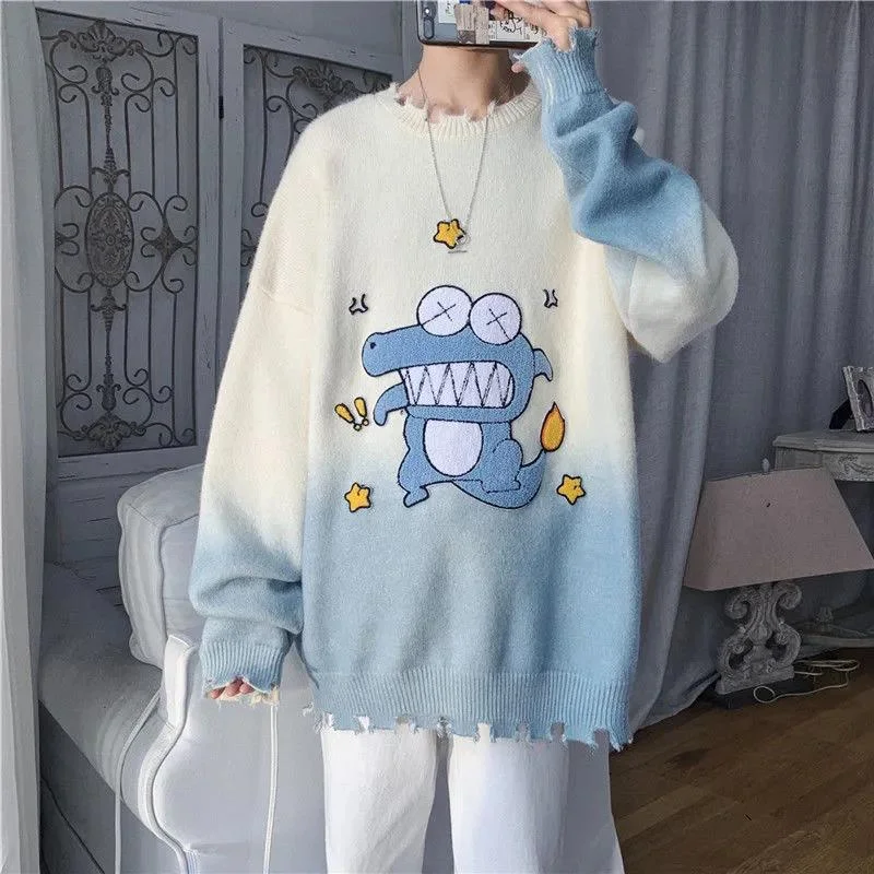 Limited Time Awakecrm Christmas Gift Casual Knitted Sweaters Women Men Clothing Spring Autumn Pullover Unisex Sweater Fashion Cartoon Gradient Tie dye Loose Sweaters Limited Time Awakecrm Christmas Gift Casual Knitted Sweaters Women Men Clothing Spring Autumn Pullover Unisex Sweater Fashion Cartoon Gradient Tie dye Loose Sweaters