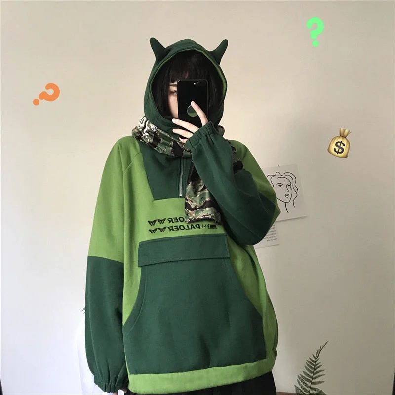 Special Buy Awakecrm Harajuku Frog Hoodie Women Sweatshirt Streetwear Women Anime Long Sleeve Oversized Kawaii Cute Pullover Green Top Girls New Special Buy Awakecrm Harajuku Frog Hoodie Women Sweatshirt Streetwear Women Anime Long Sleeve Oversized Kawaii Cute Pullover Green Top Girls New