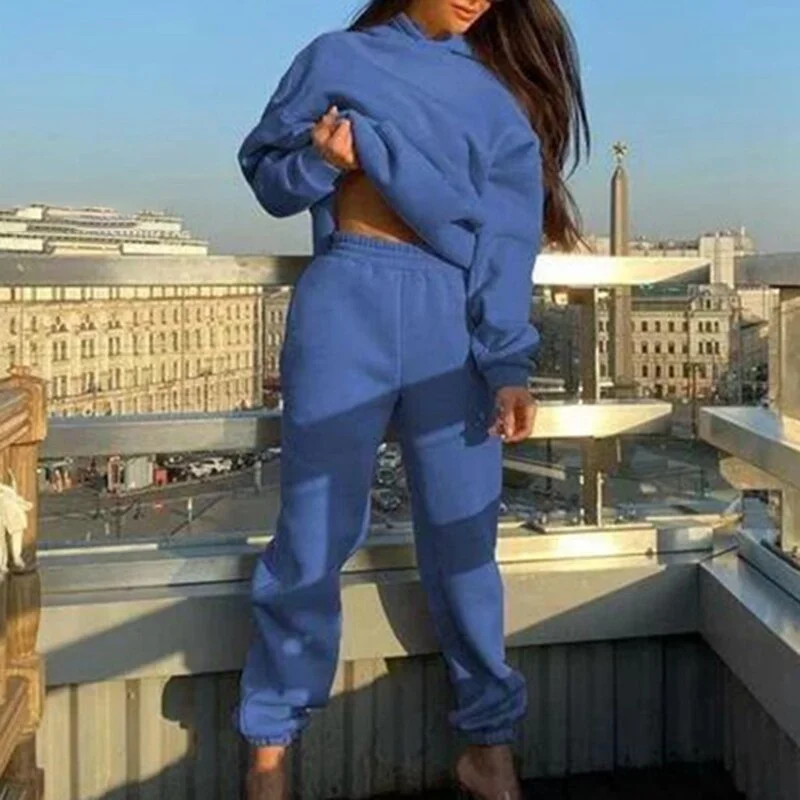 Deal Alert Muyogrt Two Piece Casual Fleece Tracksuit Women's Set Letter Print Oversized Sweatshirt Women Hoodie Suit Winter Solid Sport Set Deal Alert Muyogrt Two Piece Casual Fleece Tracksuit Women's Set Letter Print Oversized Sweatshirt Women Hoodie Suit Winter Solid Sport Set