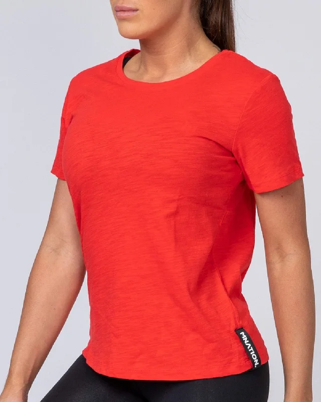 Deal Frenzy Classic Womens Tee - Red
