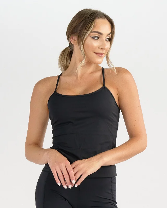 Price Reduction Core Trainer Catherine Tank - Black