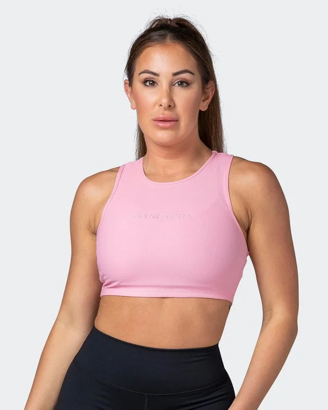 Today's Special Off Duty Rib Cropped Tank - Strawberry Pink
