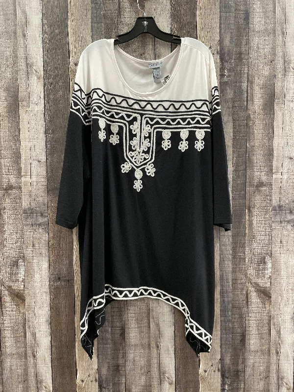 Exclusive Online Offer Top 3/4 Sleeve By Catherines  Size: 4x