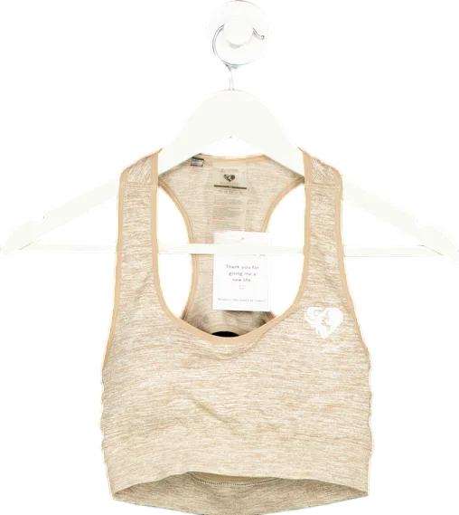 Stock Clearance Women's Best Beige Sports Bra XS