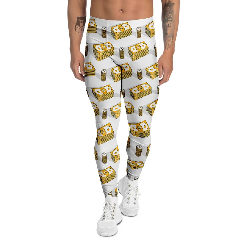 Deal of the Week Money Cash Print Pattern Men's Leggings