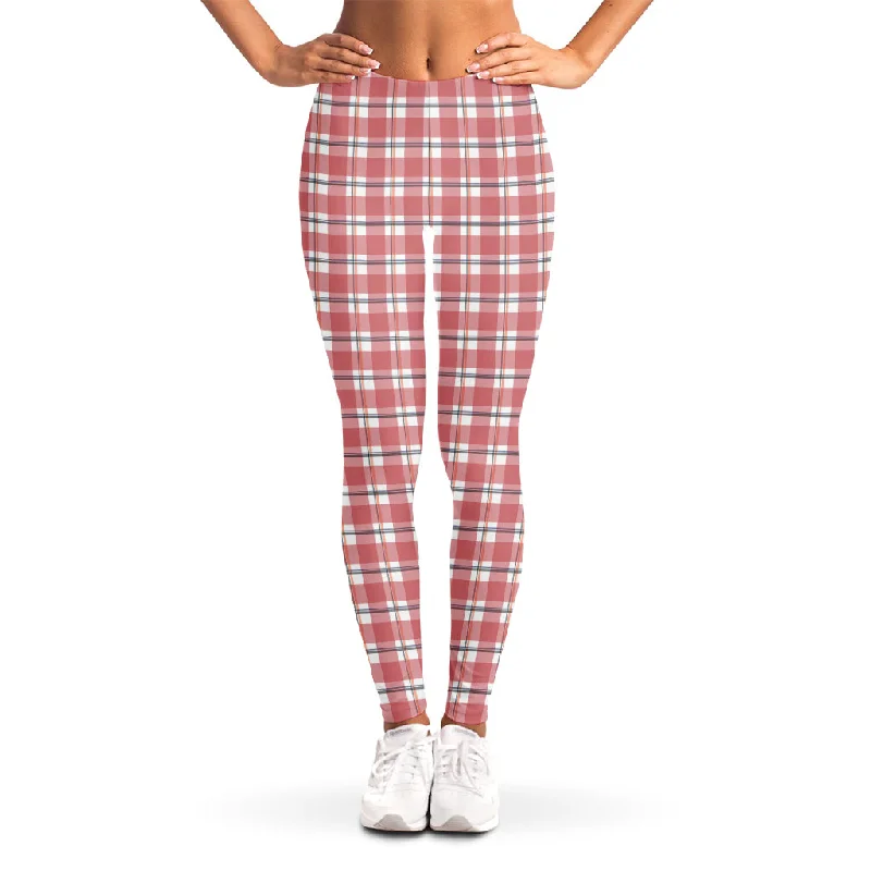 Crazy Deals Pastel Madras Pattern Print Women's Leggings