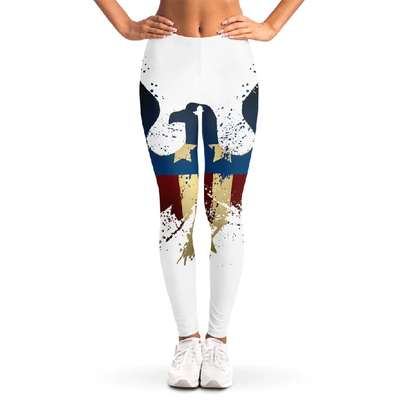 Price Reduction Patriotic American Eagle Print Women's Leggings