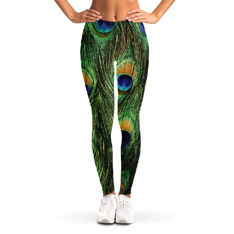 Savings Galore Peacock Tail Print Women's Leggings