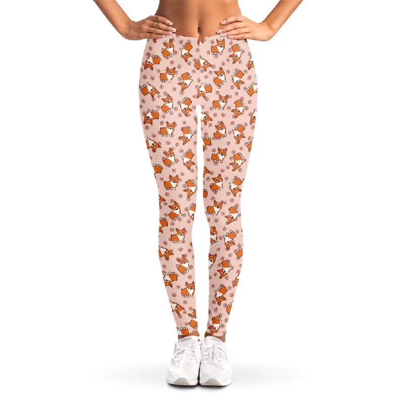 New Deals Pembroke Welsh Corgi Pattern Print Women's Leggings