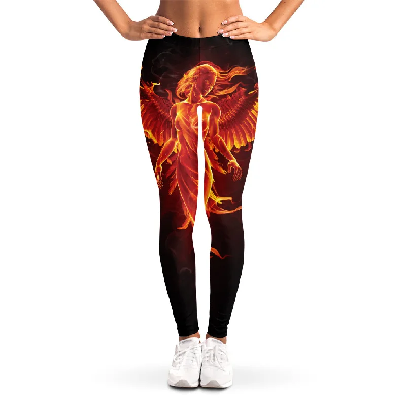Discount Deals Phoenix Angel Print Women's Leggings