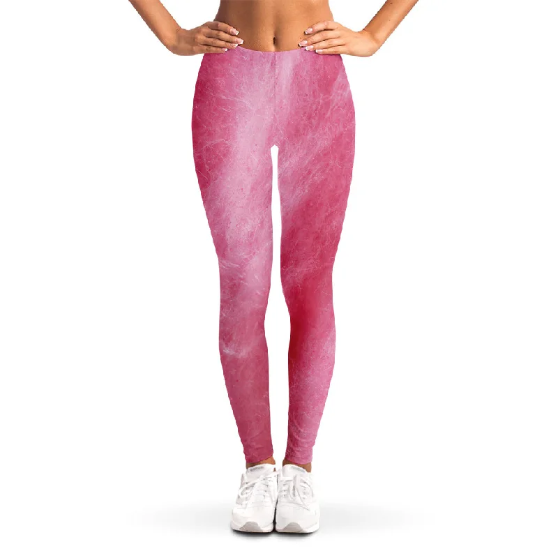 Limited Availability Pink Cotton Candy Print Women's Leggings