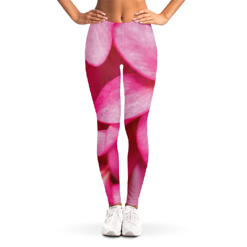 Huge Discounts Pink Plumeria Flower Print Women's Leggings