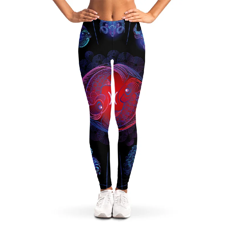 New Markdowns Pisces And Astrological Signs Print Women's Leggings