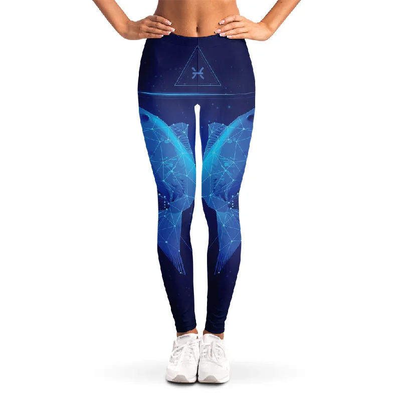 Markdowns Pisces Horoscope Sign Print Women's Leggings