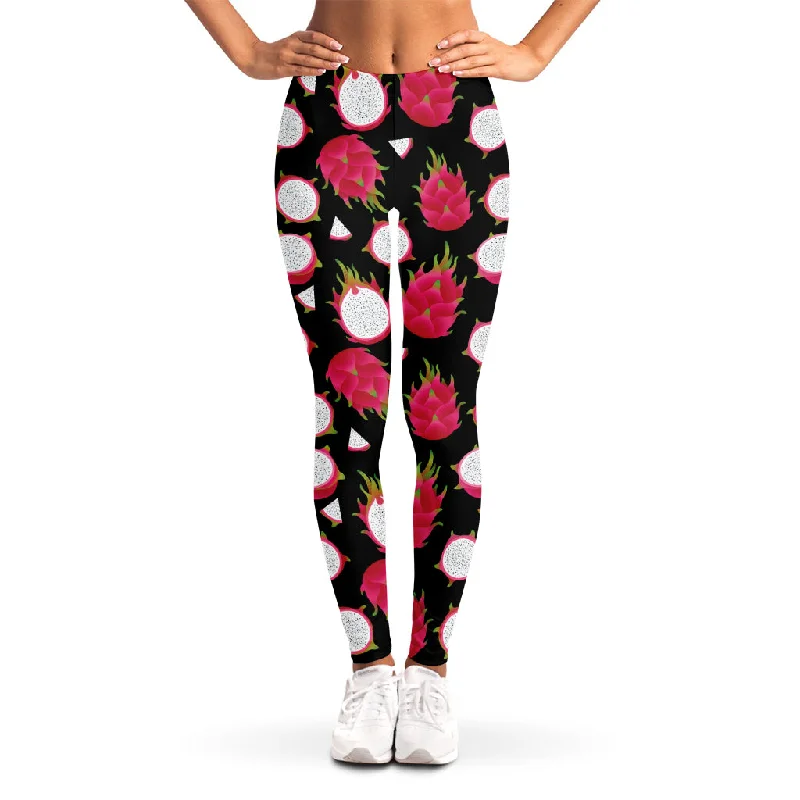 Major Savings Pitaya Pattern Print Women's Leggings