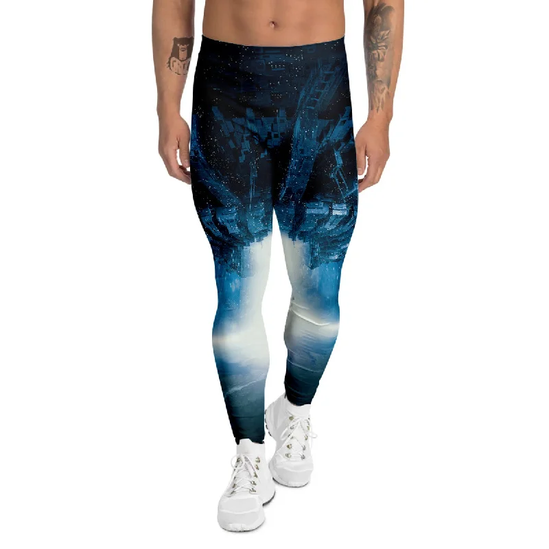 Amazing Deals Planetary Invasion Print Men's Leggings