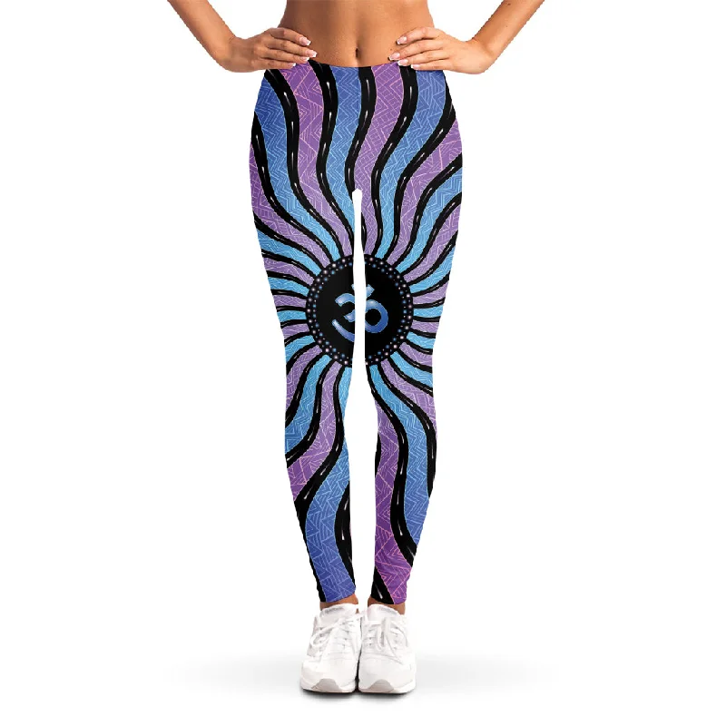 Don't Miss Psychedelic Om Print Women's Leggings