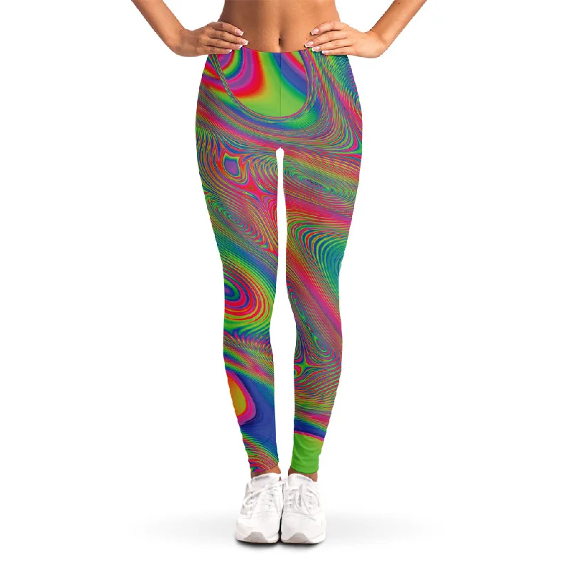 Act Now Psychedelic Rave Print Women's Leggings