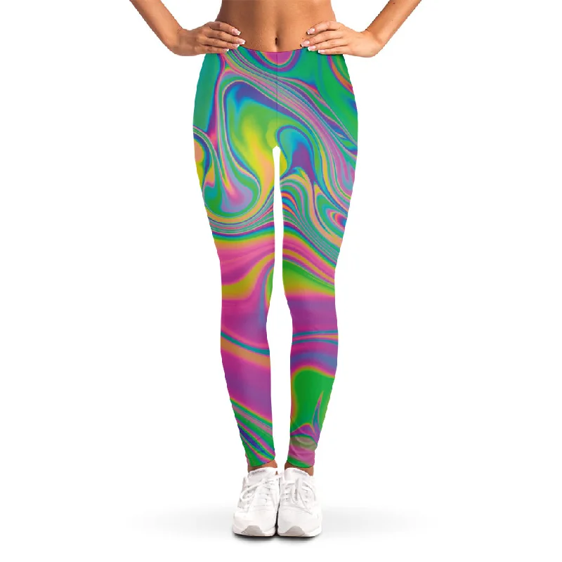 Steals and Deals Psychedelic Soap Bubble Print Women's Leggings