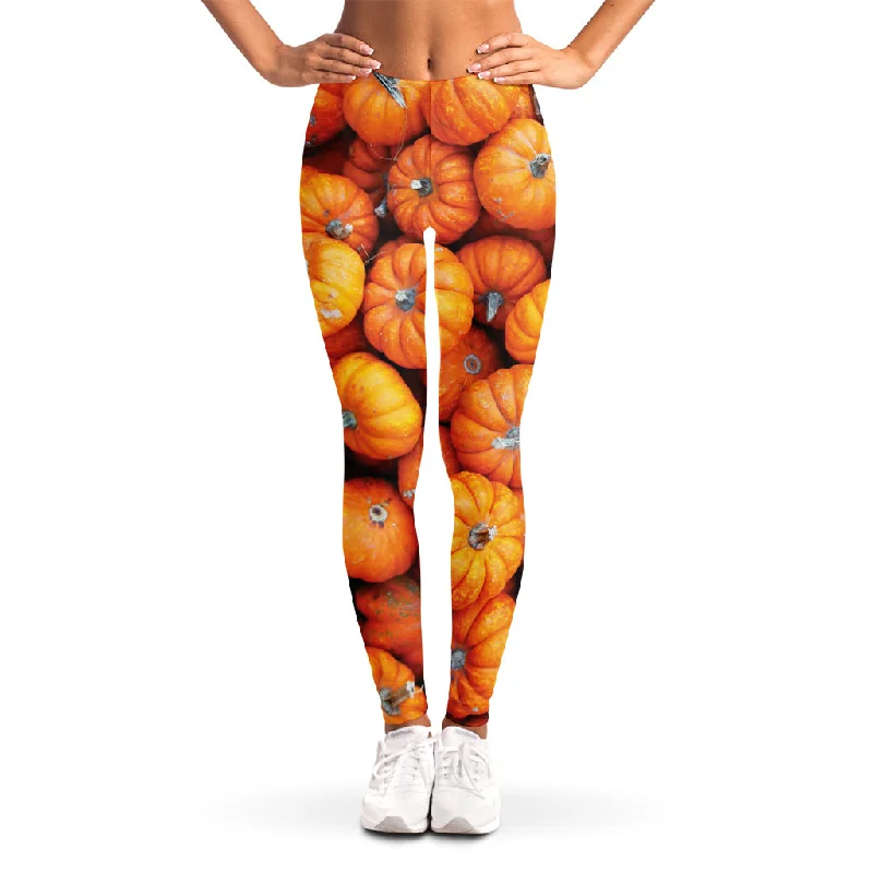 Savings Galore Pumpkin Print Women's Leggings