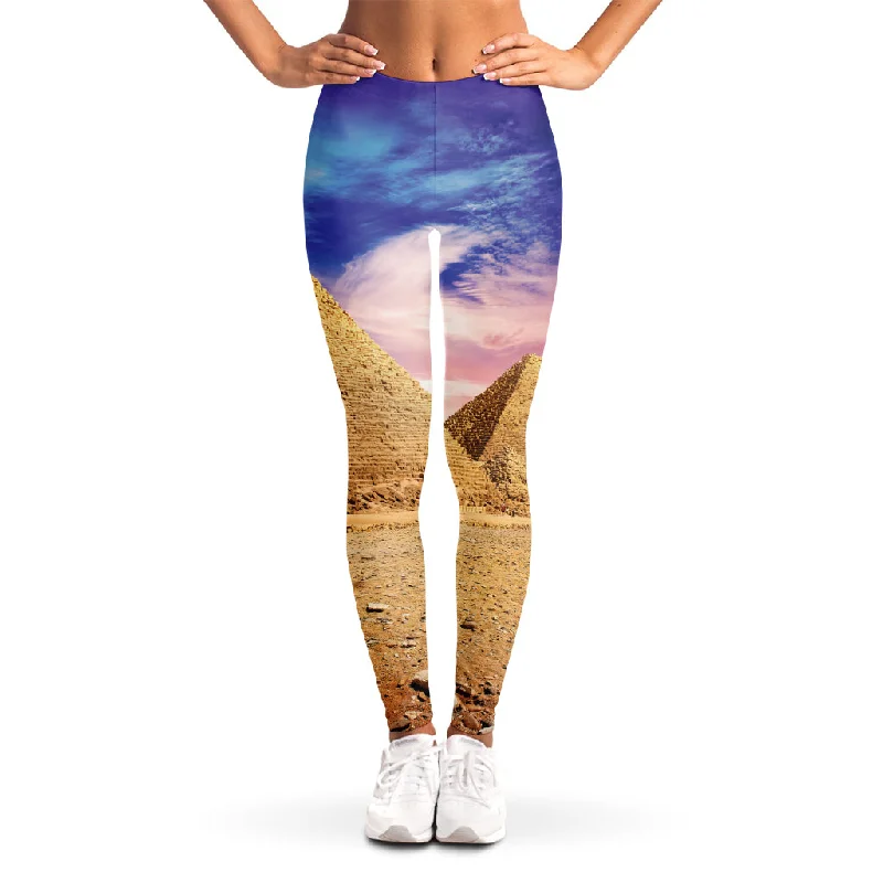 Price Drop Purple Cloud Pyramid Print Women's Leggings