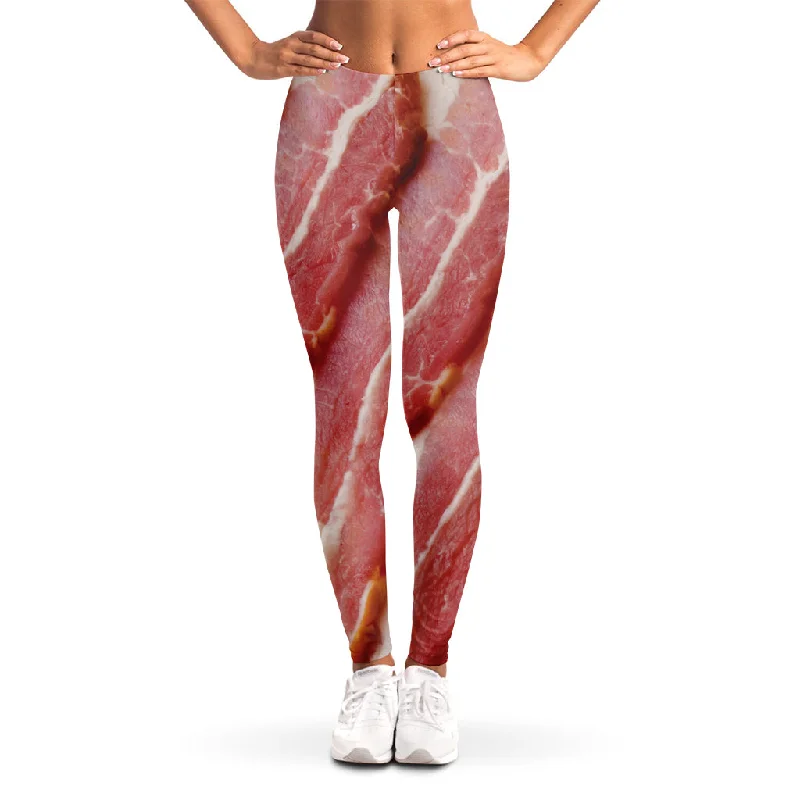 Loyalty Reward Raw Bacon Print Women's Leggings