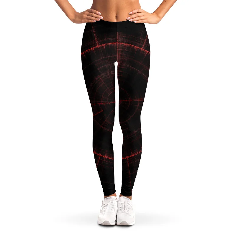 Lowest Prices Red Gun Sight Print Women's Leggings