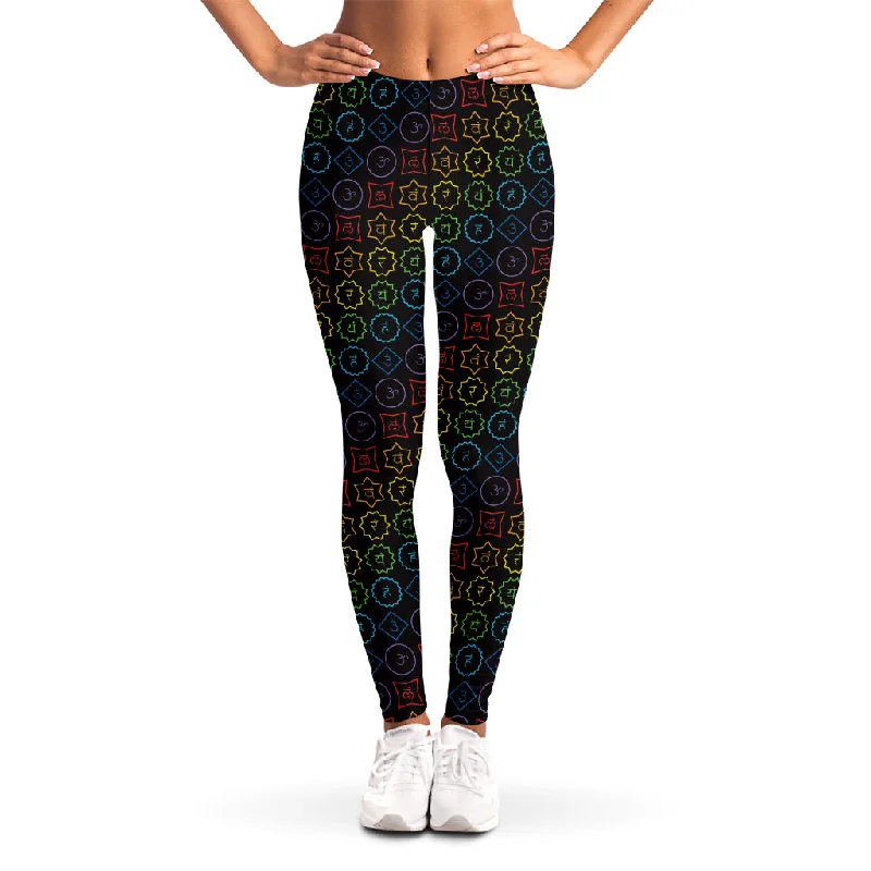 Hot Deal Reiki And The Seven Chakras Print Women's Leggings