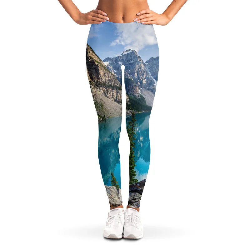 Super Deal Rocky Mountain Print Women's Leggings