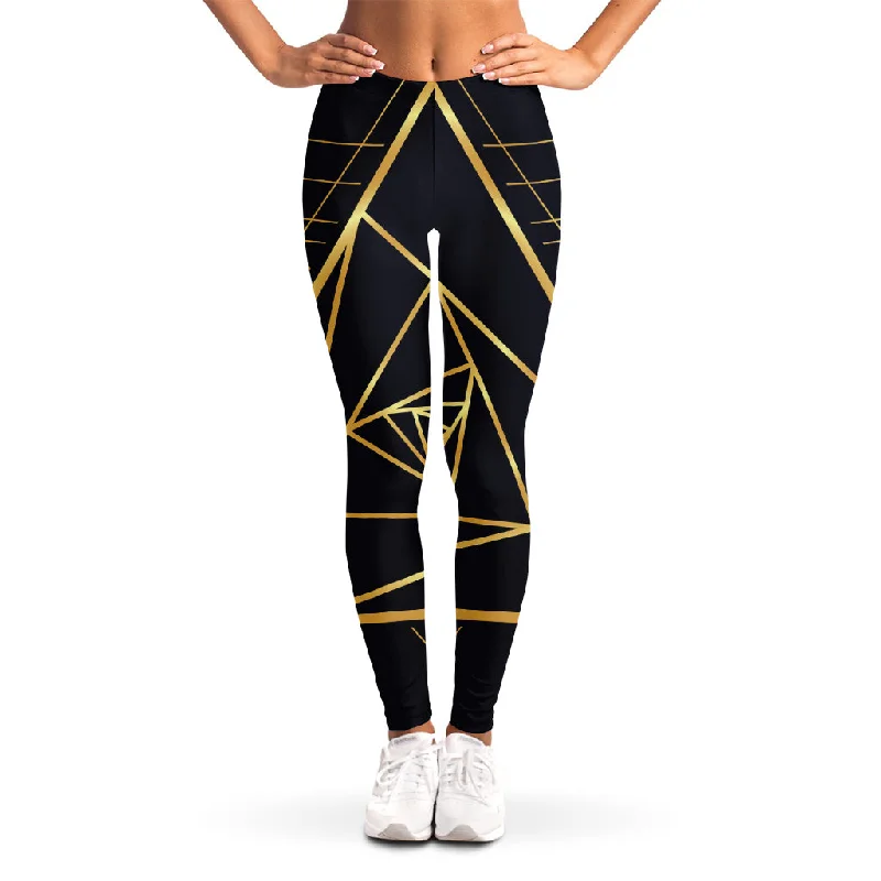 Major Savings Rose Pyramid Print Women's Leggings