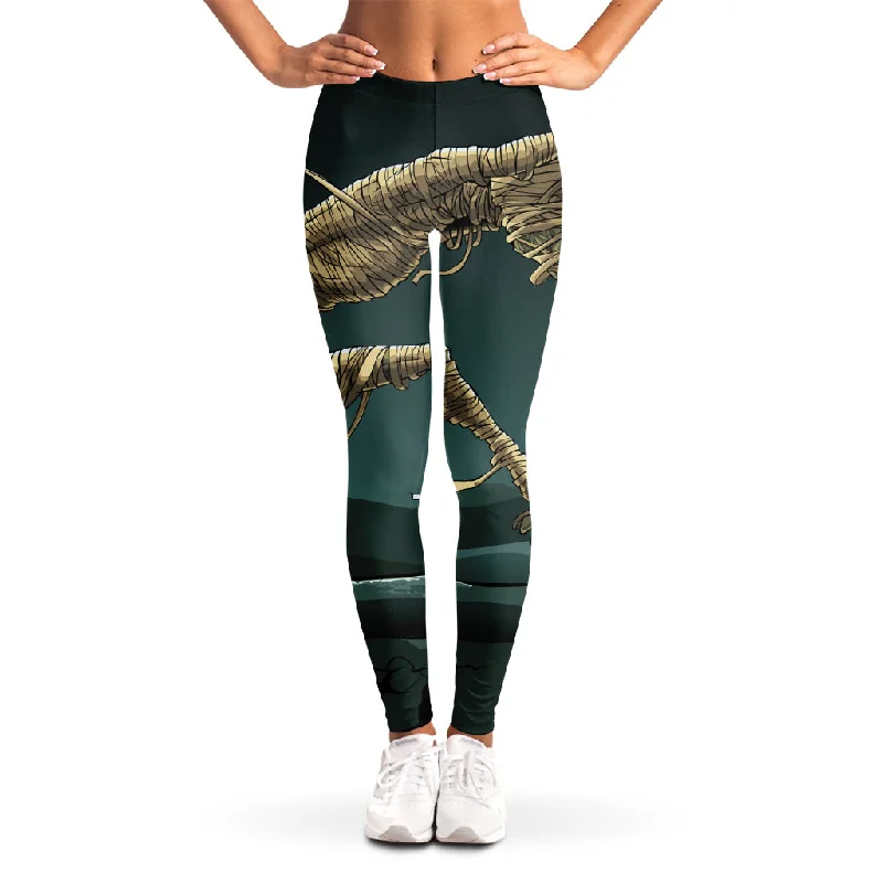Daily Deals Running Mummy Print Women's Leggings