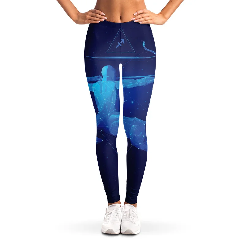 Discount Extravaganza Sagittarius Horoscope Sign Print Women's Leggings