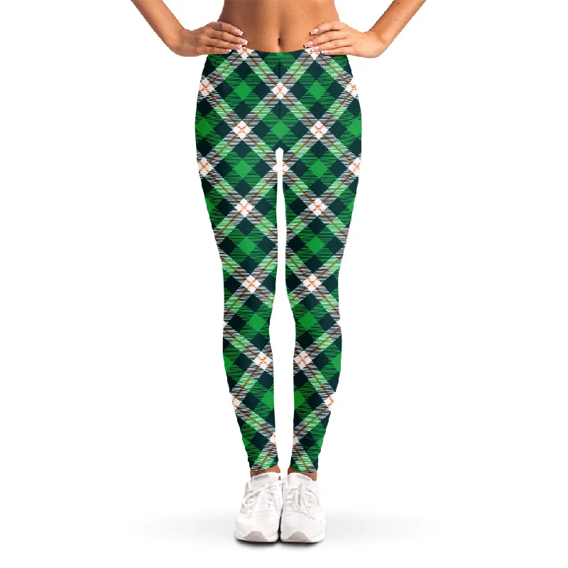 Buy More, Save More Saint Patrick's Day Irish Tartan Print Women's Leggings