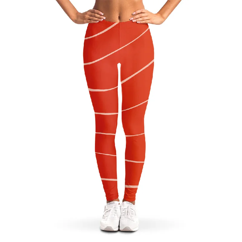 Get It Before It’s Gone Salmon Artwork Print Women's Leggings