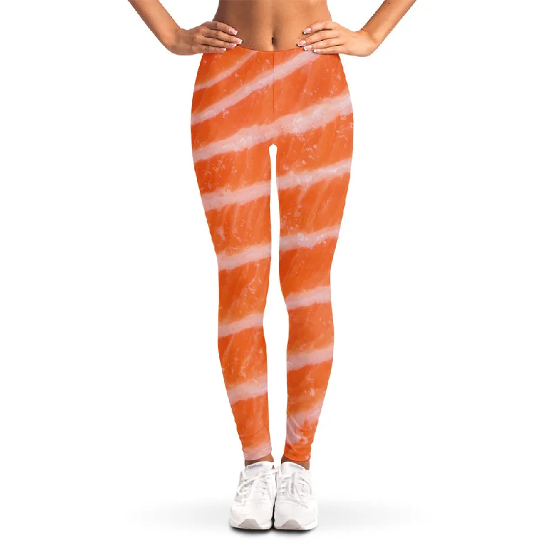 Price Drop Salmon Fillet Print Women's Leggings
