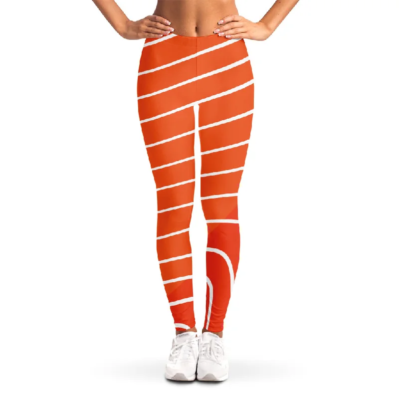 Limited Time Discount Salmon Print Women's Leggings