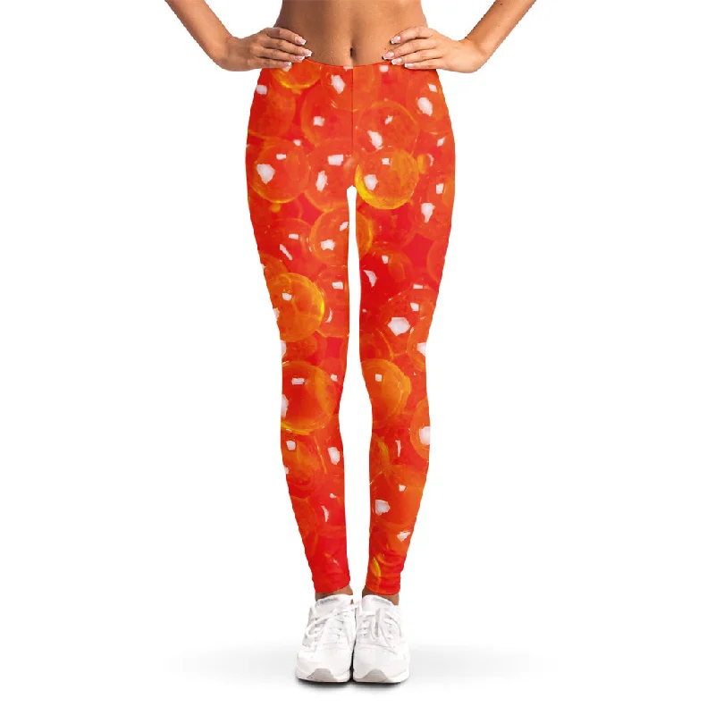 Customer Appreciation Sale Salmon Roe Print Women's Leggings