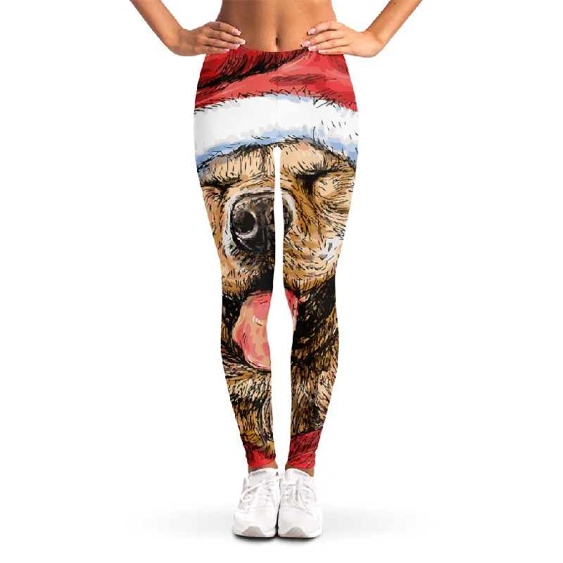 The Best Prices Santa Labrador Retriever Print Women's Leggings