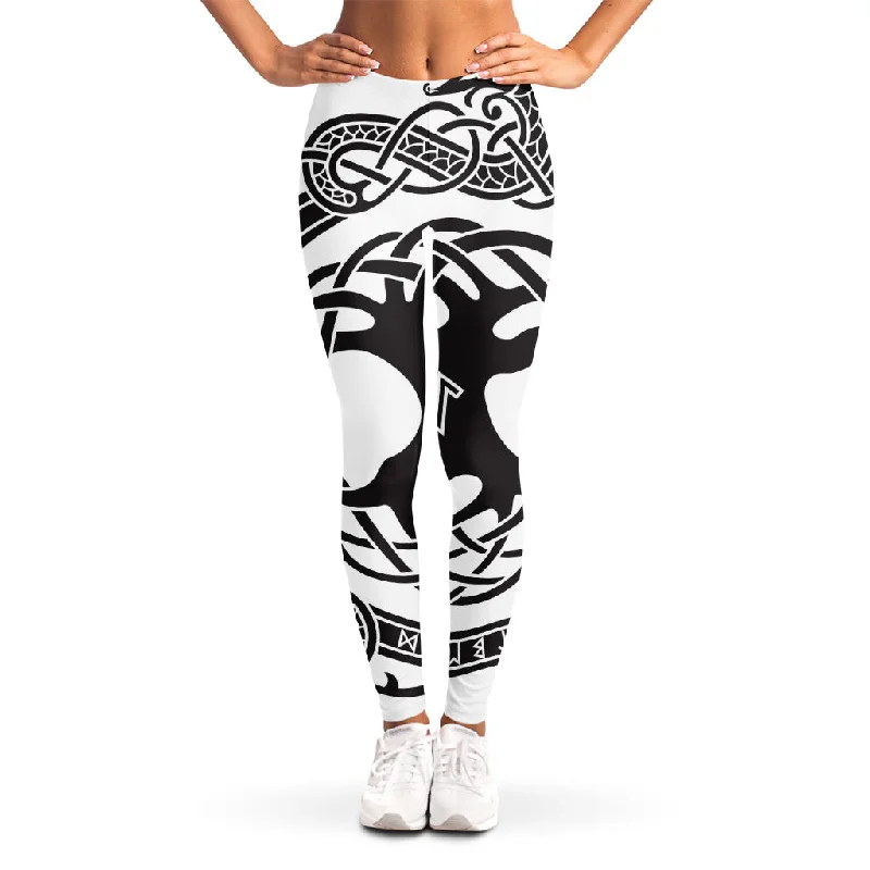 Fantastic Offers Scandinavian Yggdrasil Print Women's Leggings