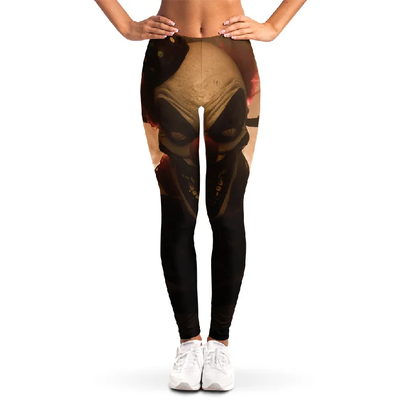 Exclusive Savings Scary Clown Print Women's Leggings