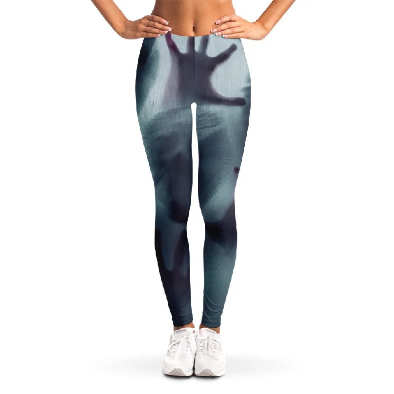 Limited Time Screaming Horror Ghost 3D Print Women's Leggings