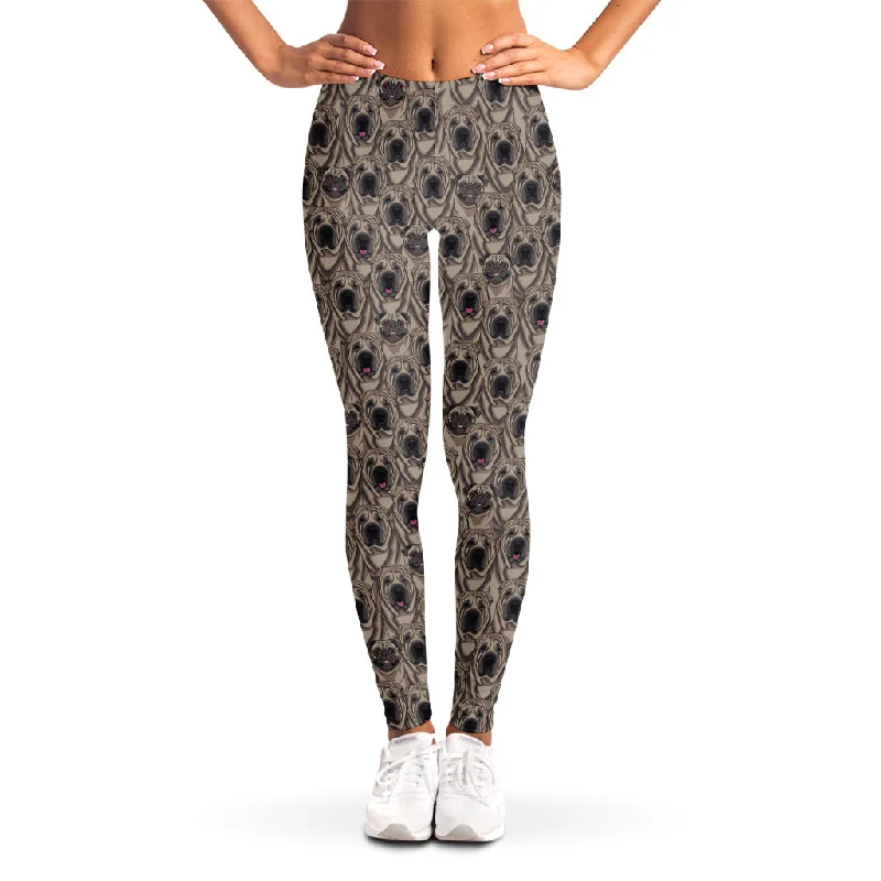 Bargain Prices Shar Pei And Pug Pattern Print Women's Leggings