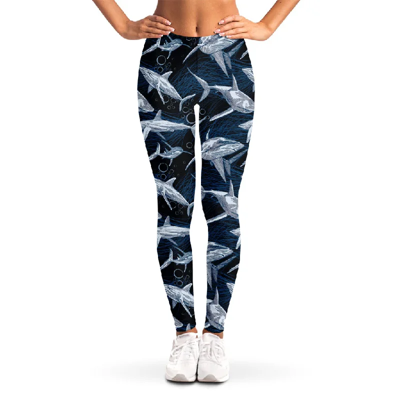 Savings Event Shark Underwear Pattern Print Women's Leggings