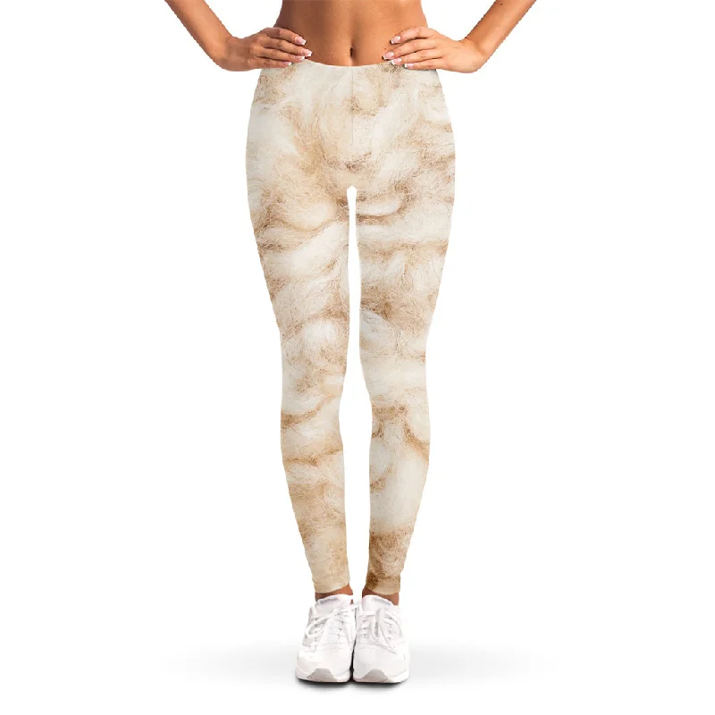 Price Fest Sheepskin Print Women's Leggings