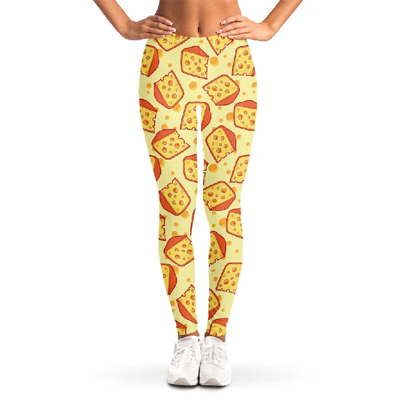 Special Price Slice Of Cheese Pattern Print Women's Leggings