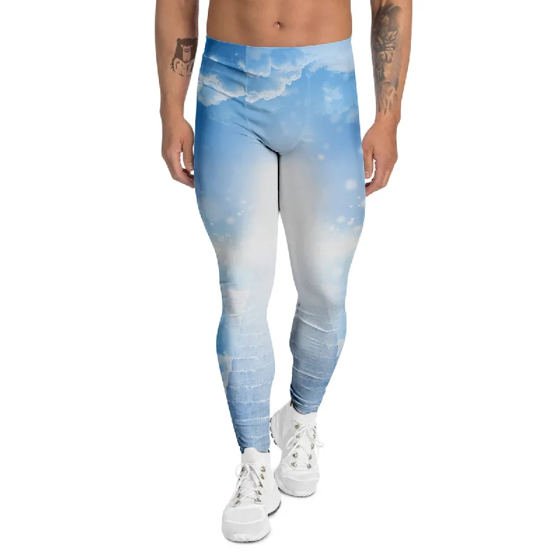 Huge Discounts Stairs To Heaven Print Men's Leggings