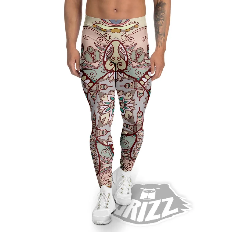 Big Discounts Turtle Polynesian Sea Print Men's Leggings