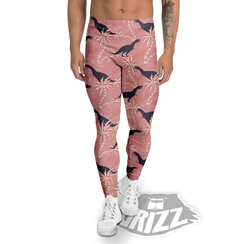Savings Event Tyrannosaurus Fossil Print Pattern Men's Leggings