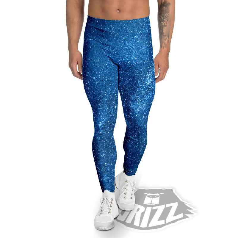 Price Cut Universe Galaxy Milky Way Print Men's Leggings